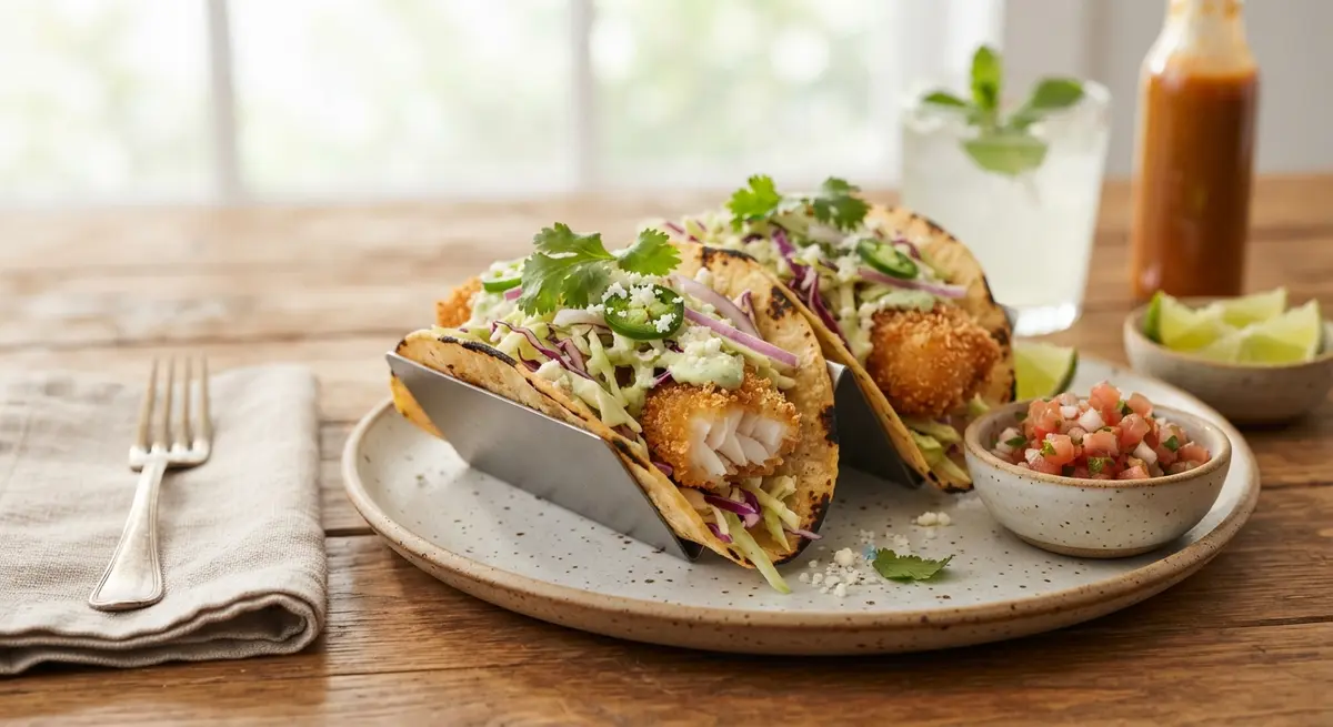 Crispy Fish Tacos (Mild)